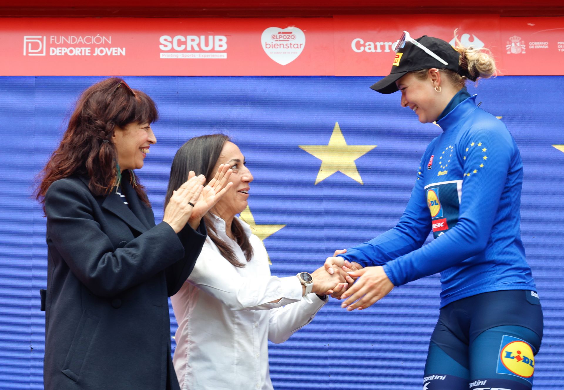 Así ha sido la llegada de La Vuelta Femenina a Baltanás