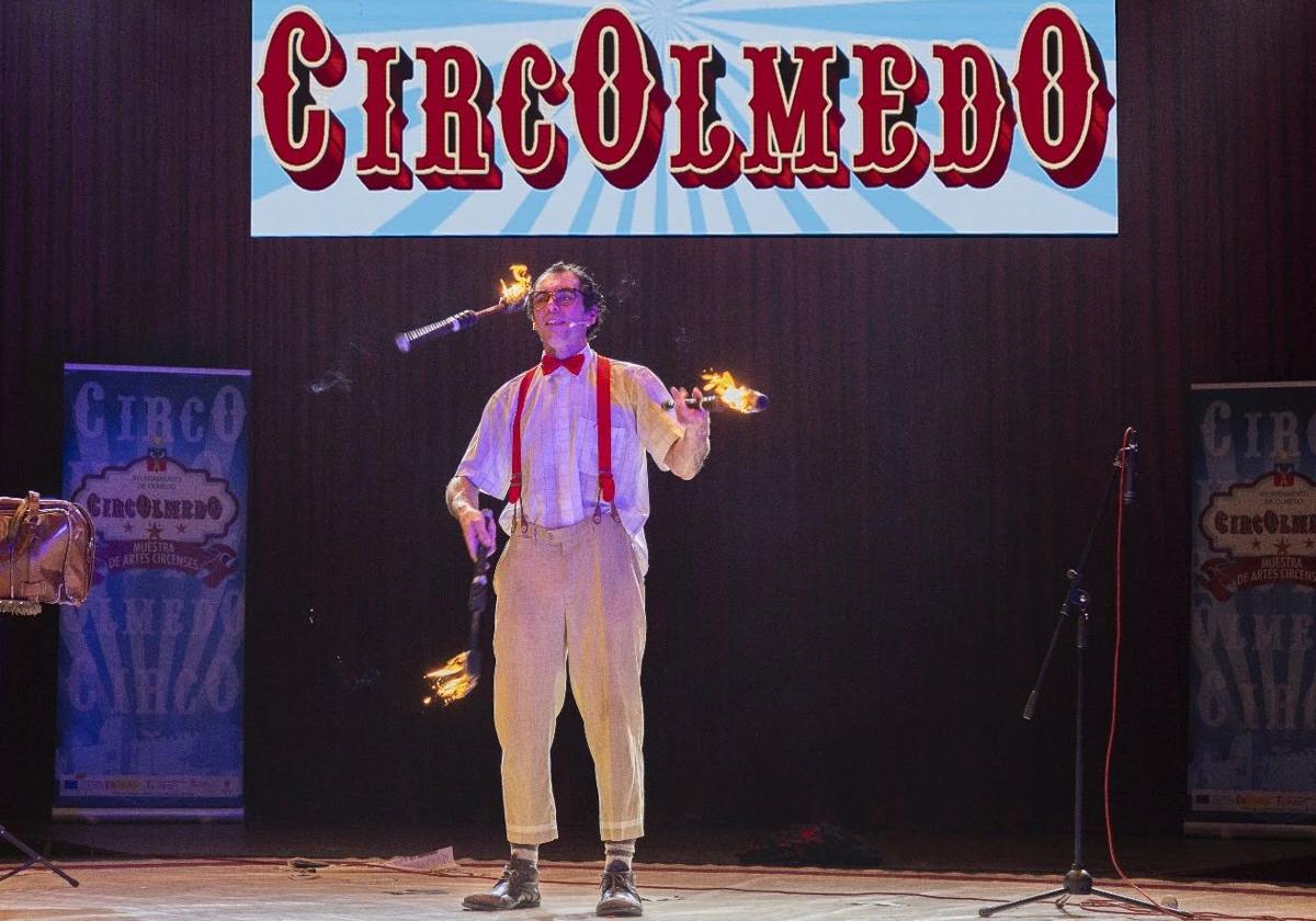Olmedo es todo circo