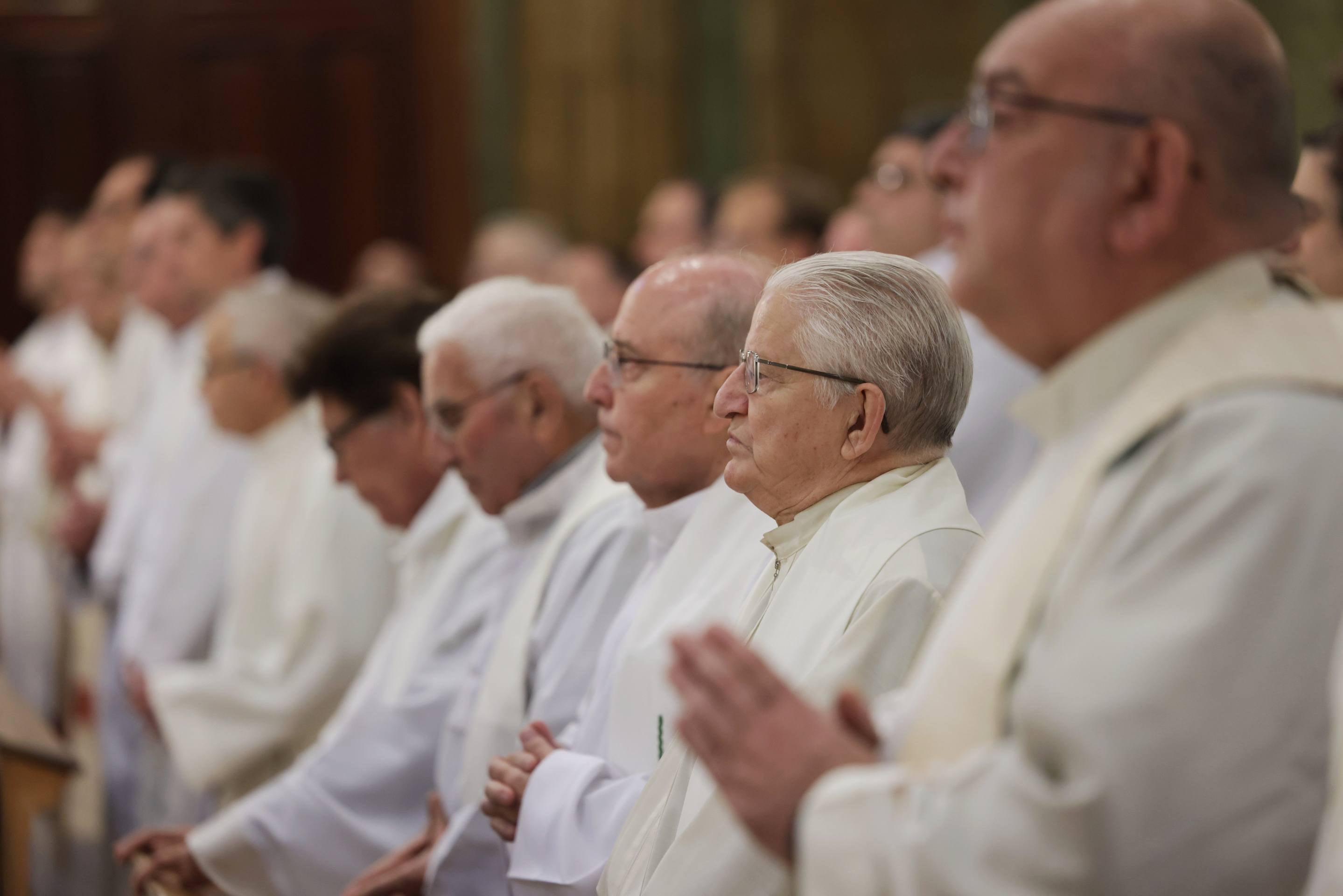 El homenaje a los sacerdotes del clero vallisoletano, en imágenes