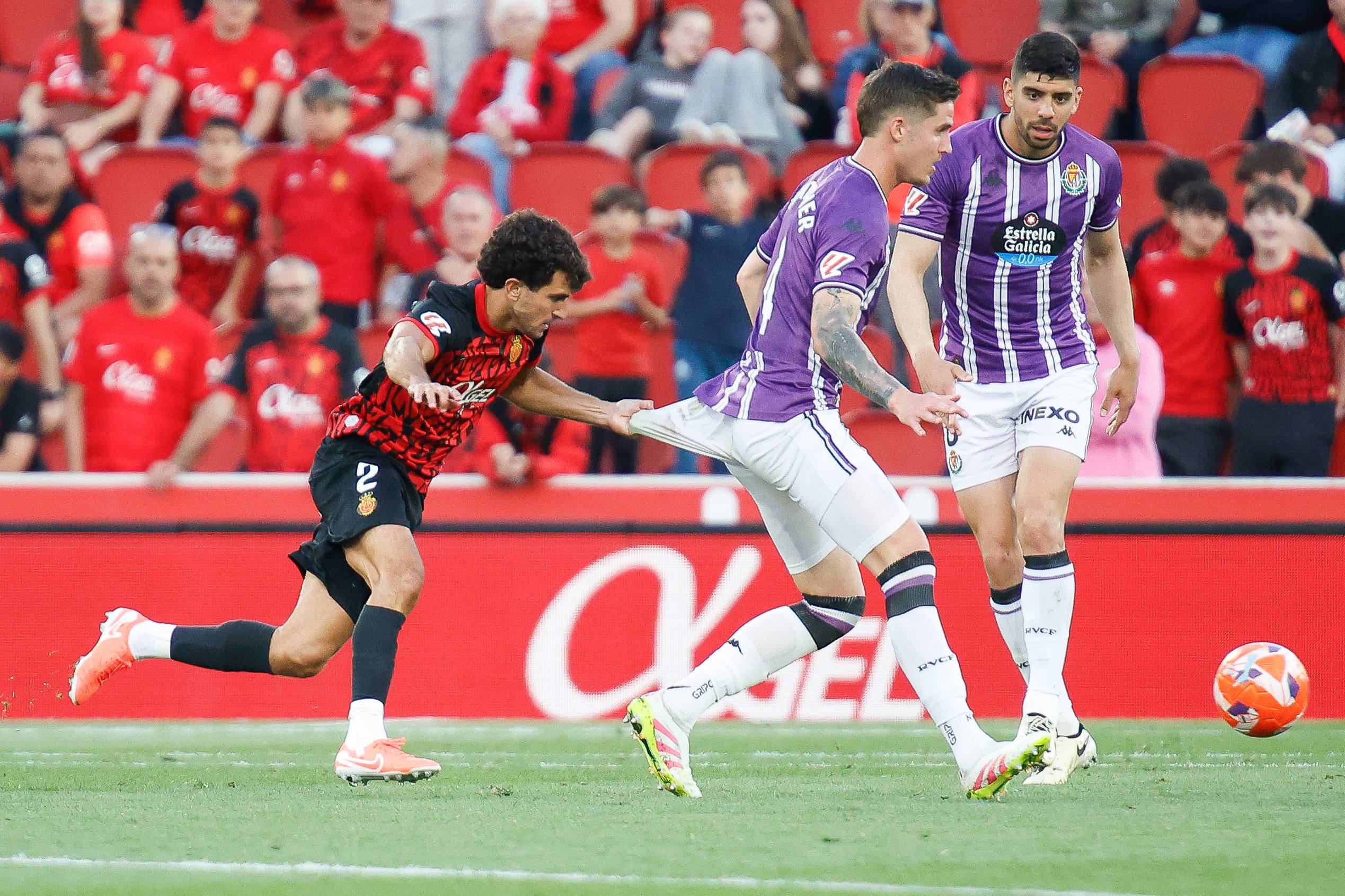 La derrota del Real Valladolid en Mallorca, en imágenes