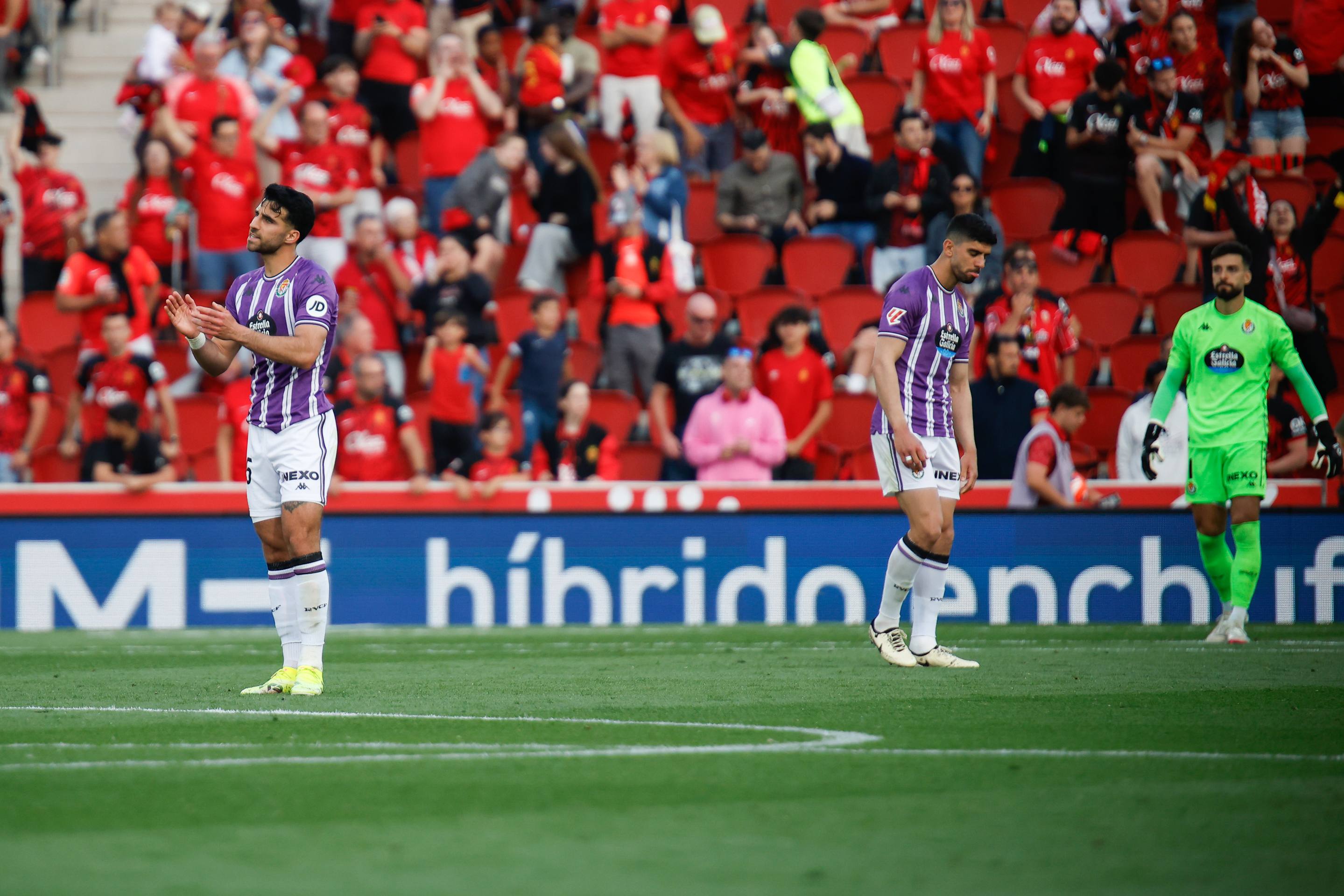 La derrota del Real Valladolid en Mallorca, en imágenes