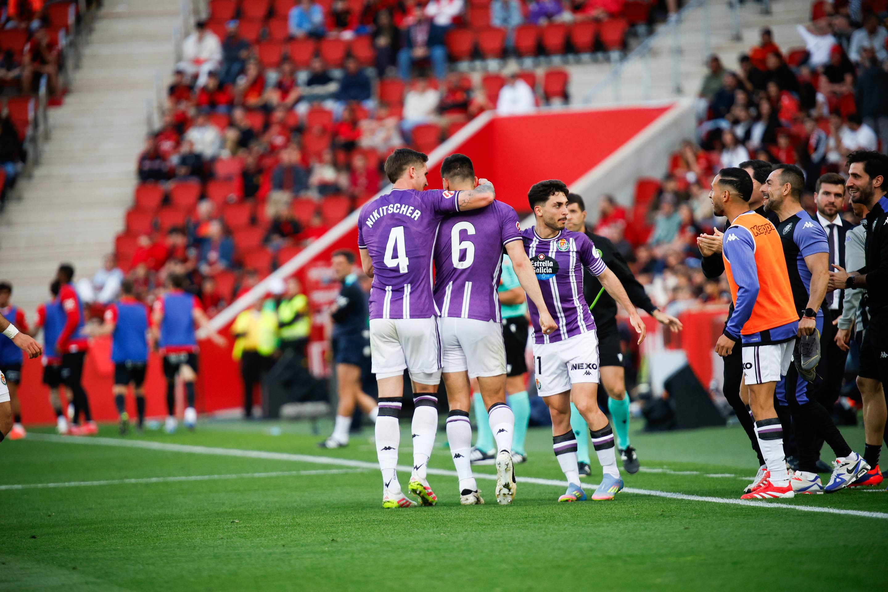 La derrota del Real Valladolid en Mallorca, en imágenes
