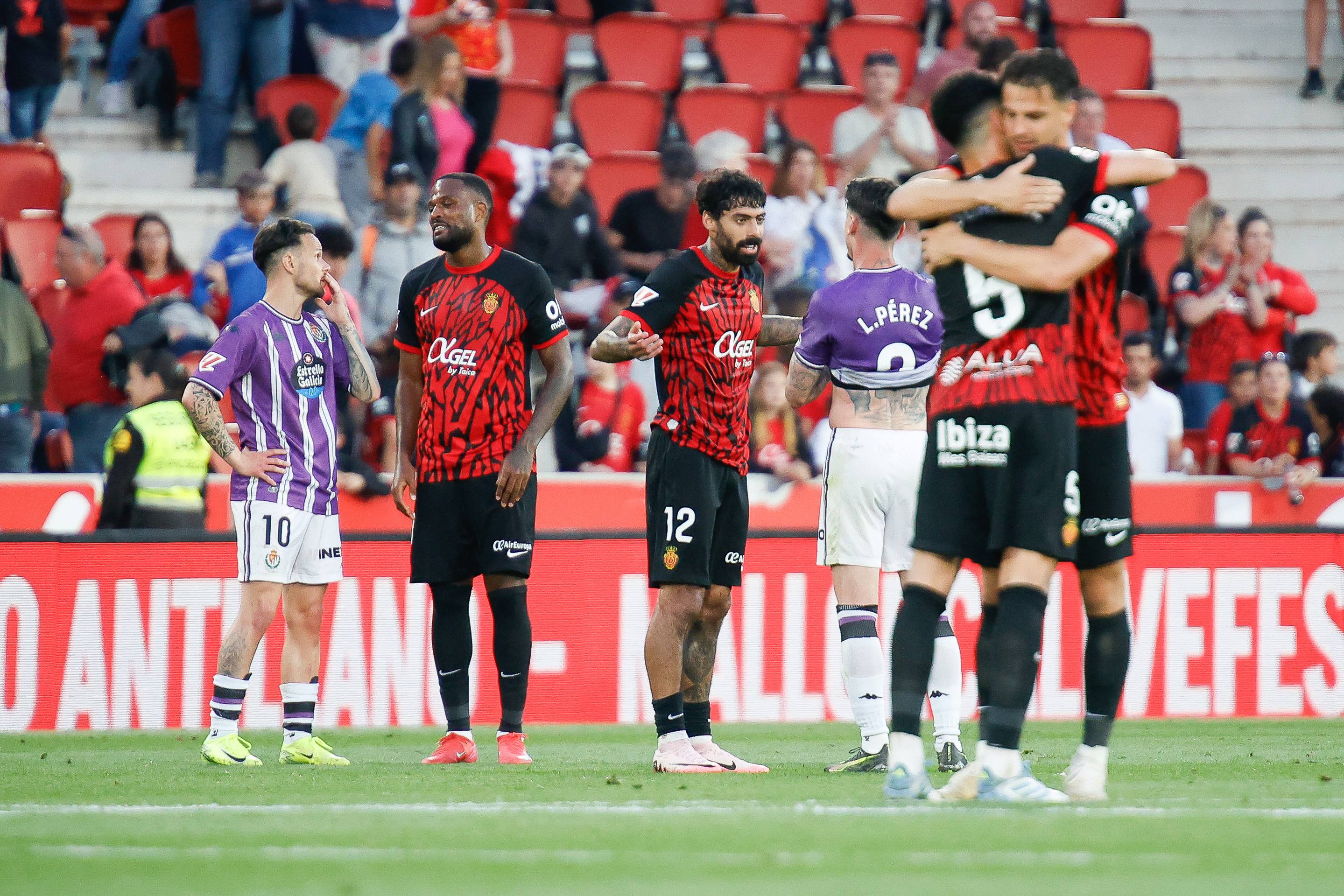 La derrota del Real Valladolid en Mallorca, en imágenes