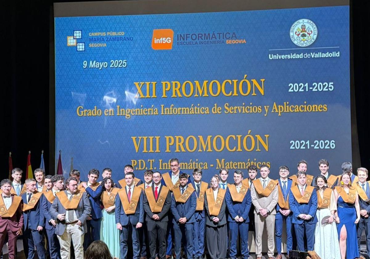 La UVA honra a sus promociones de la Escuela de Ingeniería Informática