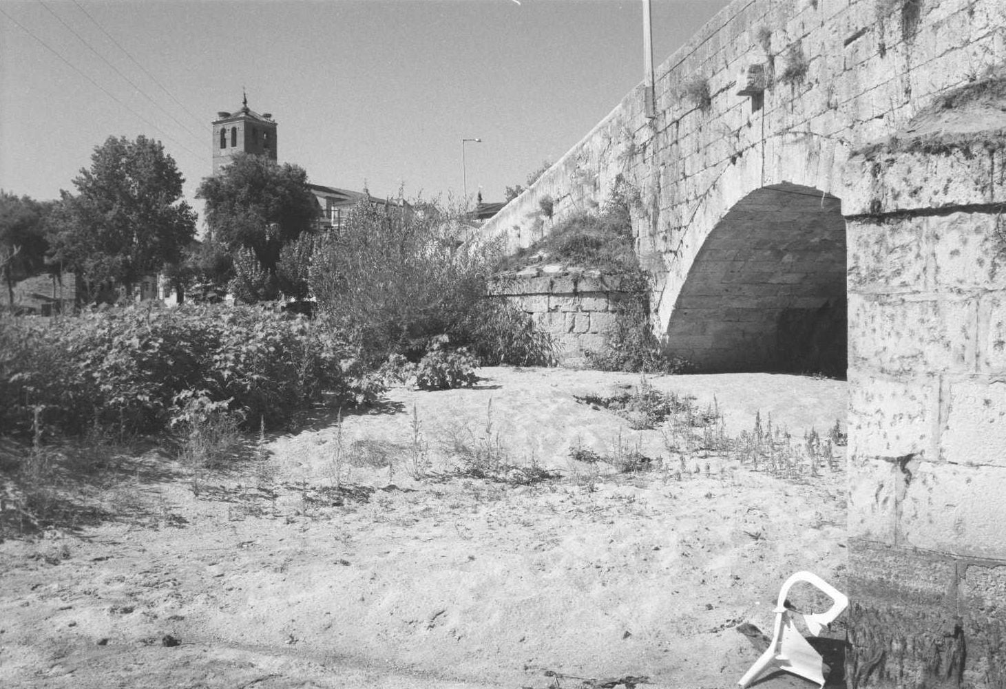 El río seco en 1997.