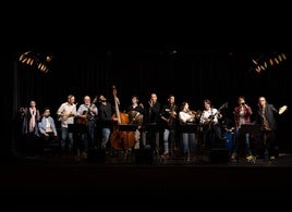 Varios integrantes de jazz de la UVA fundado en 2023.