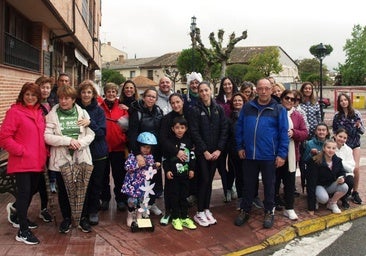 Un centenar de andarines respaldan la Marcha Contra el Cáncer en Mojados