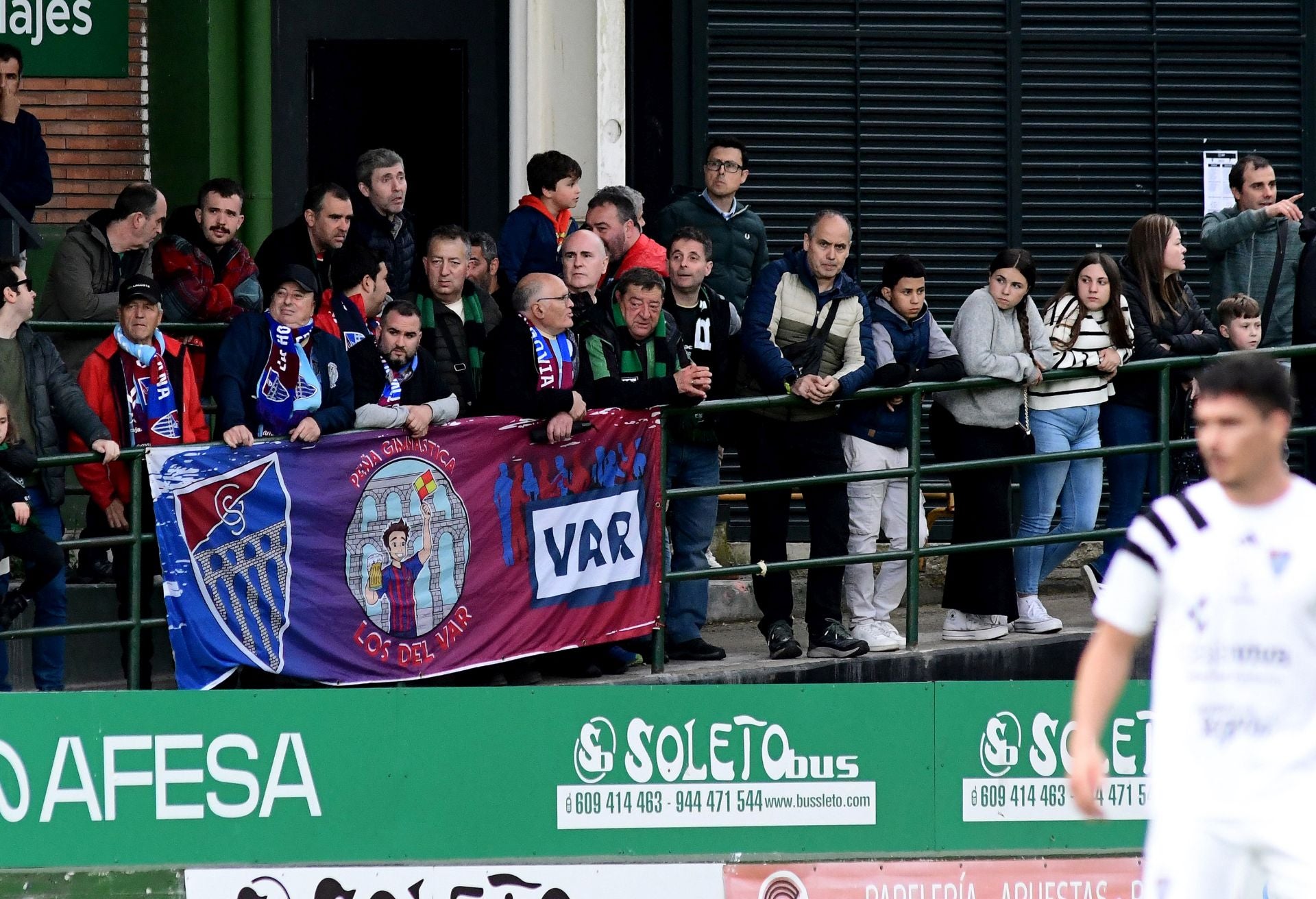 Fotos del partido entre el Sestao y la Segoviana