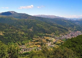 Vista general del municipio de Villablino.