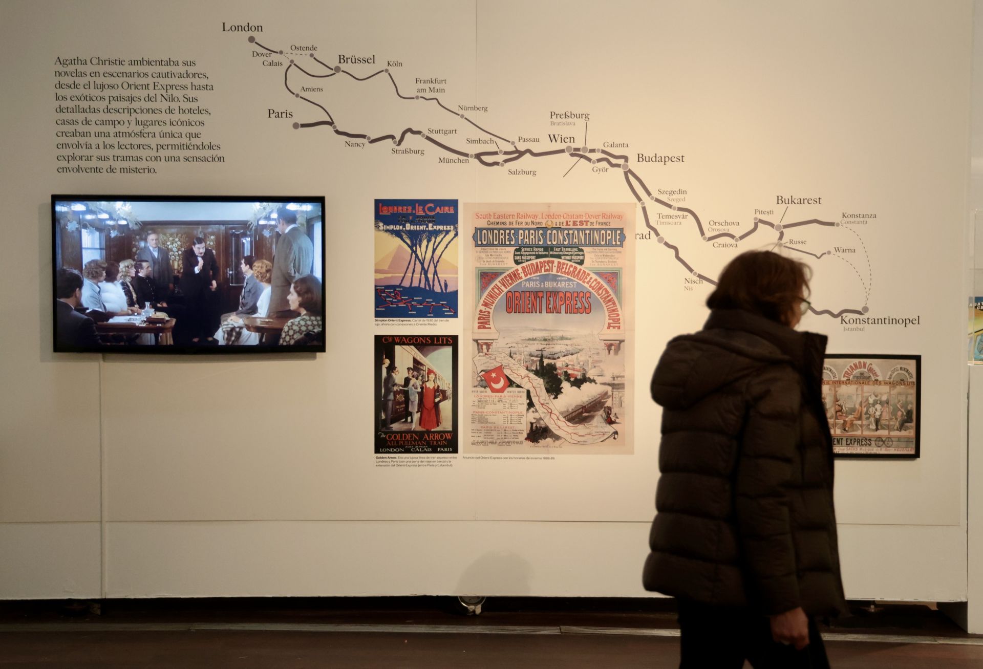 La exposición de Agatha Christie en Valladolid