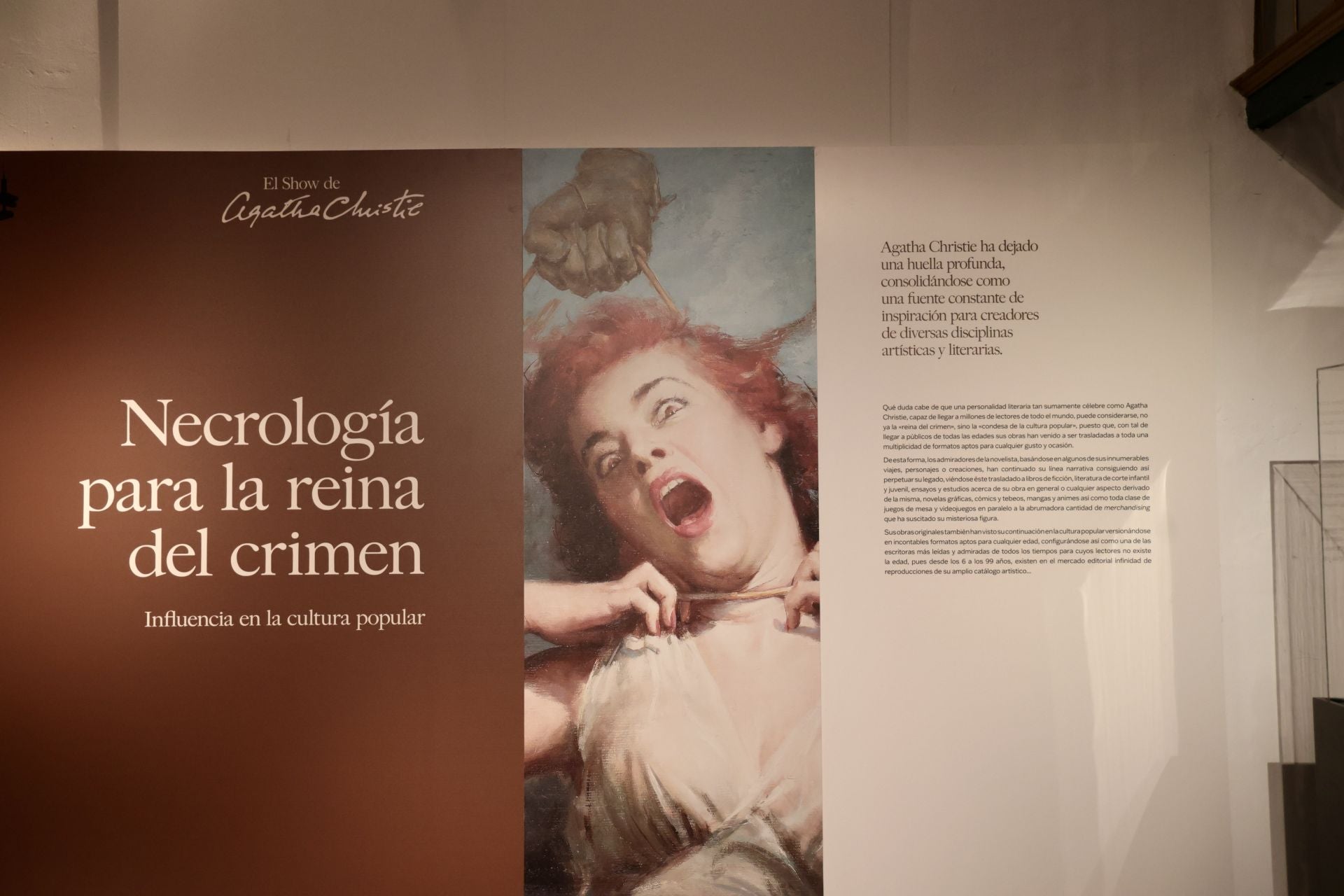 La exposición de Agatha Christie en Valladolid