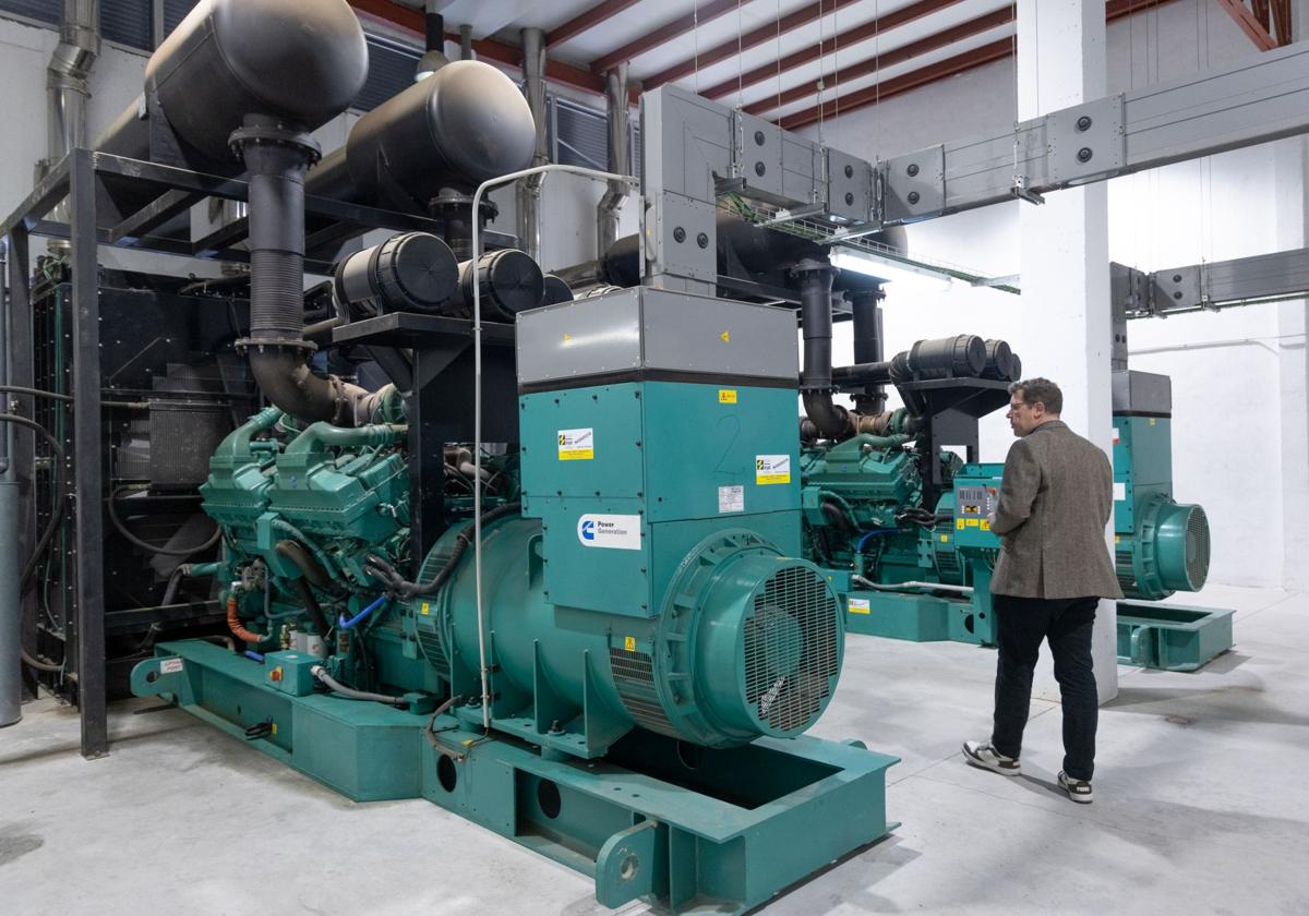 Los electrógenos que salvaron el apagón en el Río Hortega