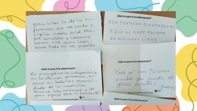 El agradecimiento de los pacientes a los enfermeros de Villafrechós