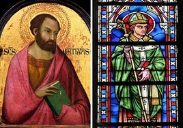 San Matías apóstol y San Abrúnculo de Langres.