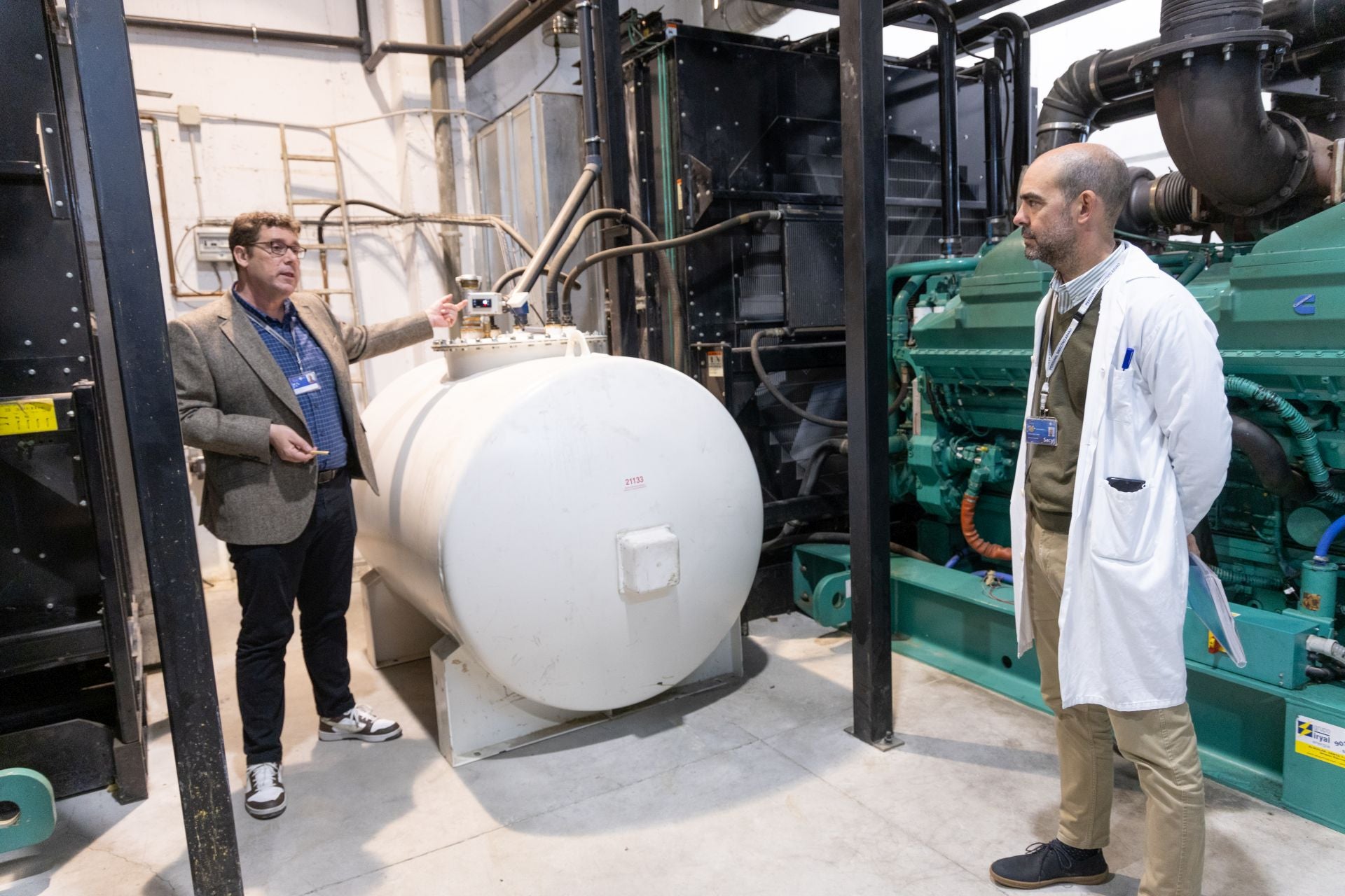 Los electrógenos que salvaron el apagón en el Río Hortega