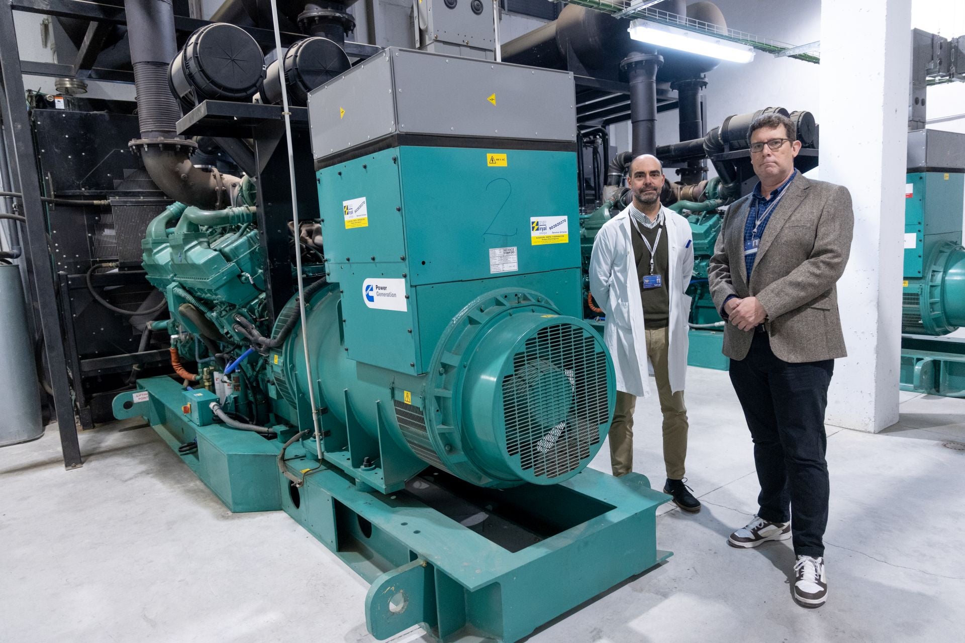Los electrógenos que salvaron el apagón en el Río Hortega