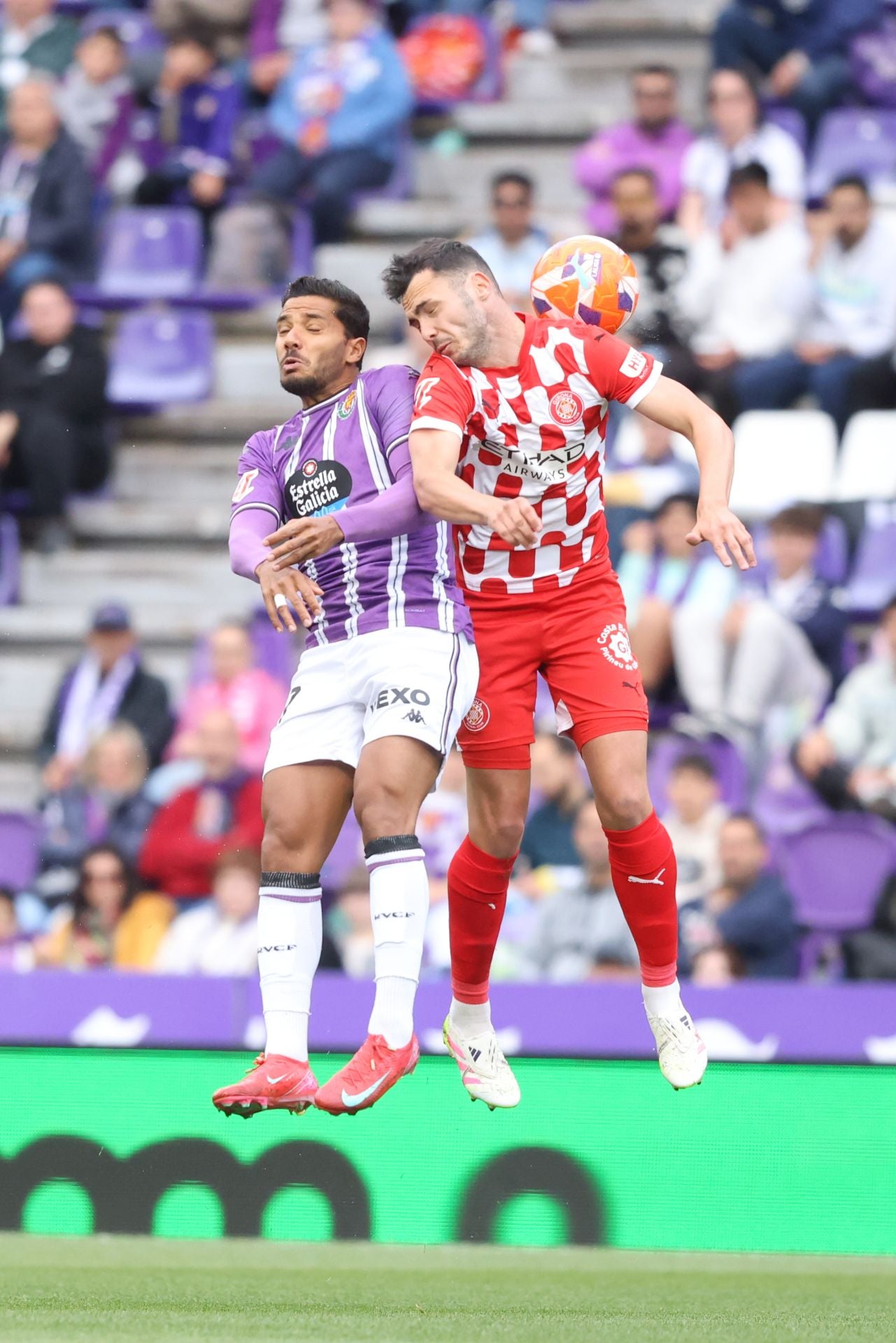 La derrota del Real Valladolid ante el Girona, en imágenes