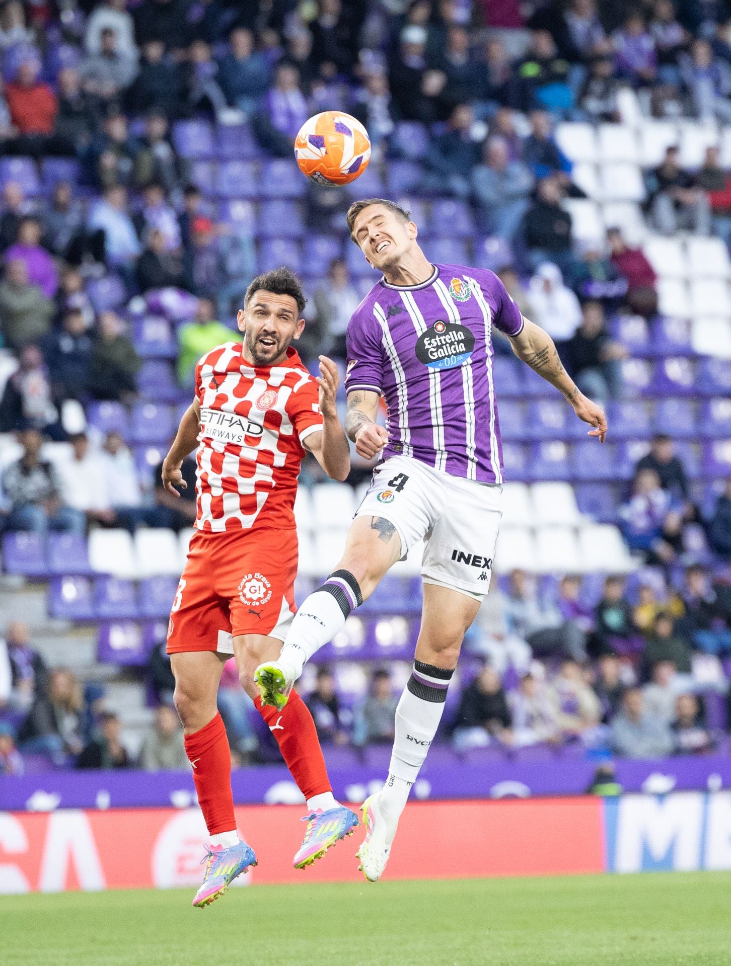 La derrota del Real Valladolid ante el Girona, en imágenes