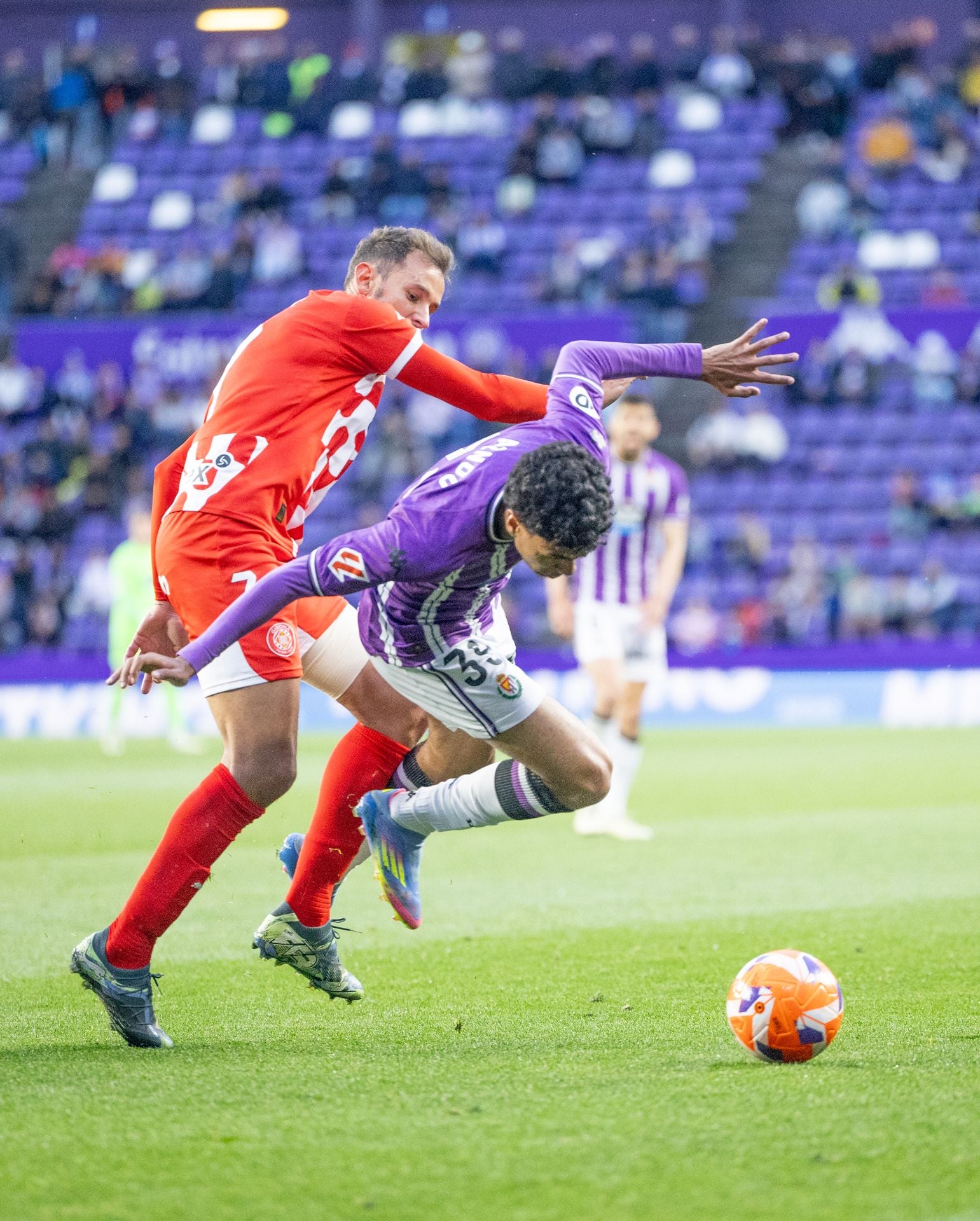 La derrota del Real Valladolid ante el Girona, en imágenes