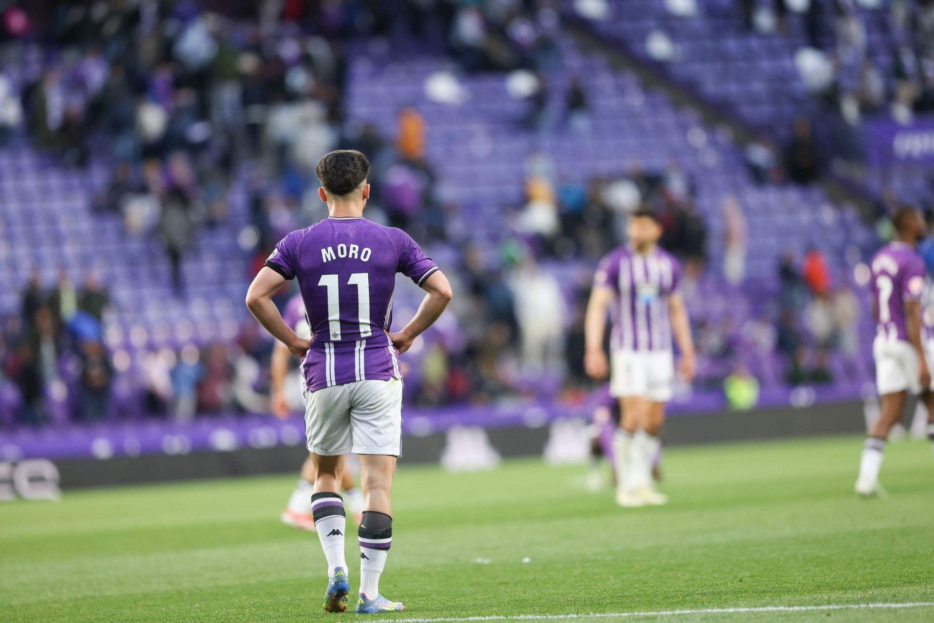 La derrota del Real Valladolid ante el Girona, en imágenes