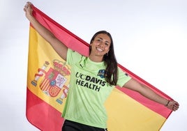 Carlota Alcalde, vallisoletana y jugadora de fútbol profesional en EEUU y actualmente en Polonia.