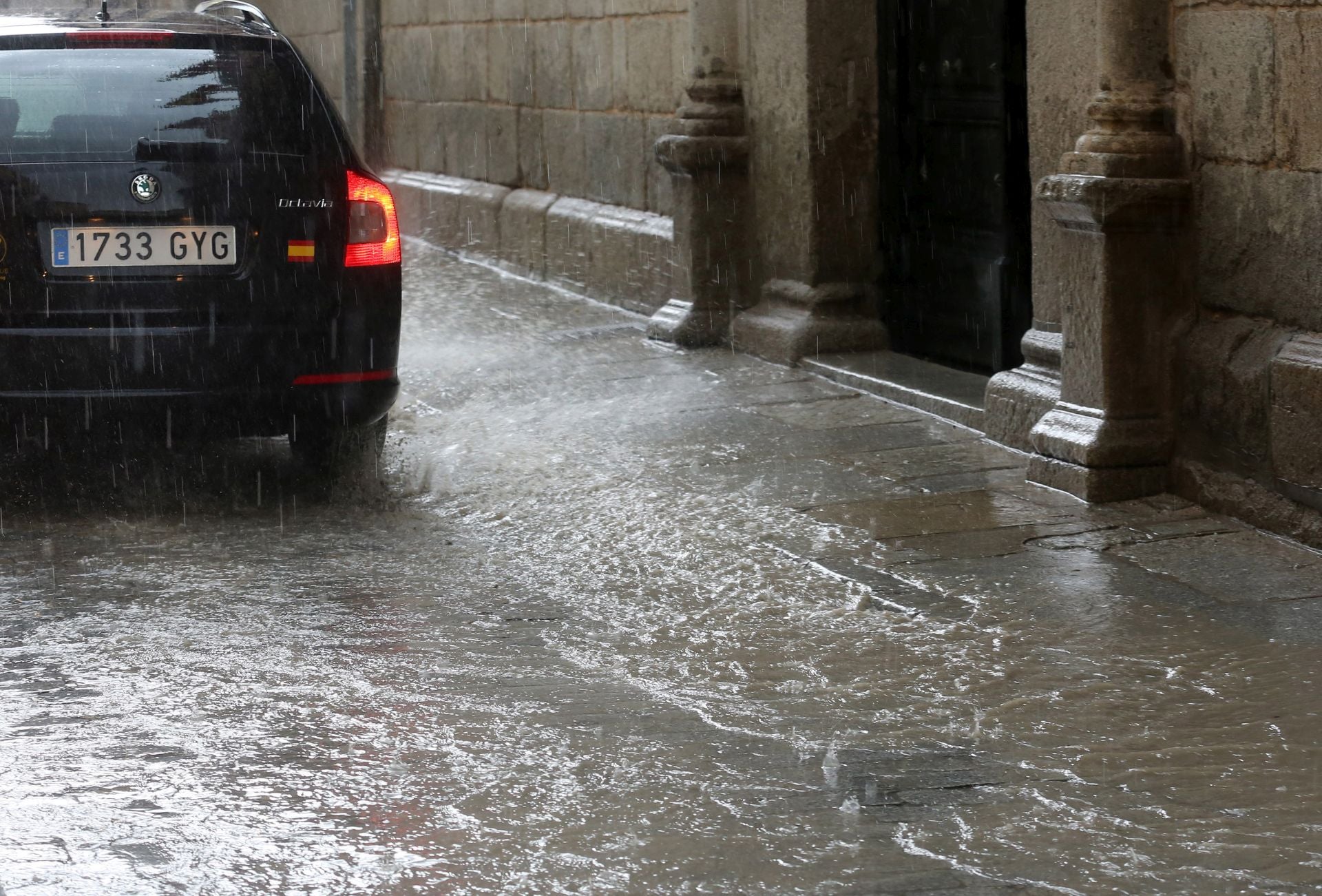 Fotos de la tormenta de este miércoles en Segovia