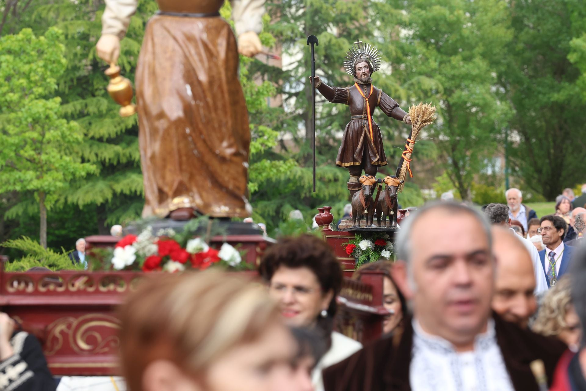 La procesión de San Isidro, en imágenes