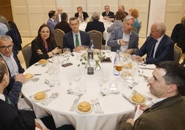 Comida de despedida al jefe de la Comandancia en Palencia