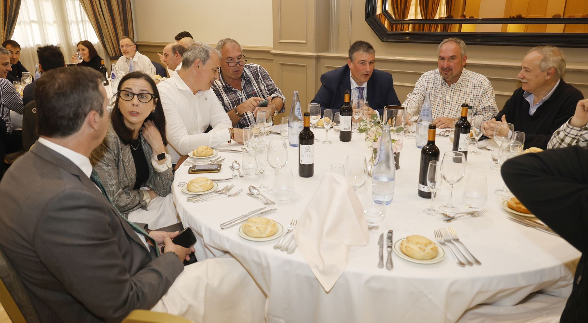 Comida de despedida al jefe de la Comandancia en Palencia