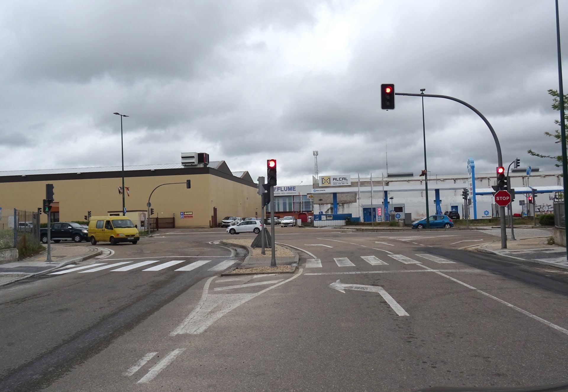 Fin de las obras en la Avenida El Norte de Castilla en el Polígono de Argales