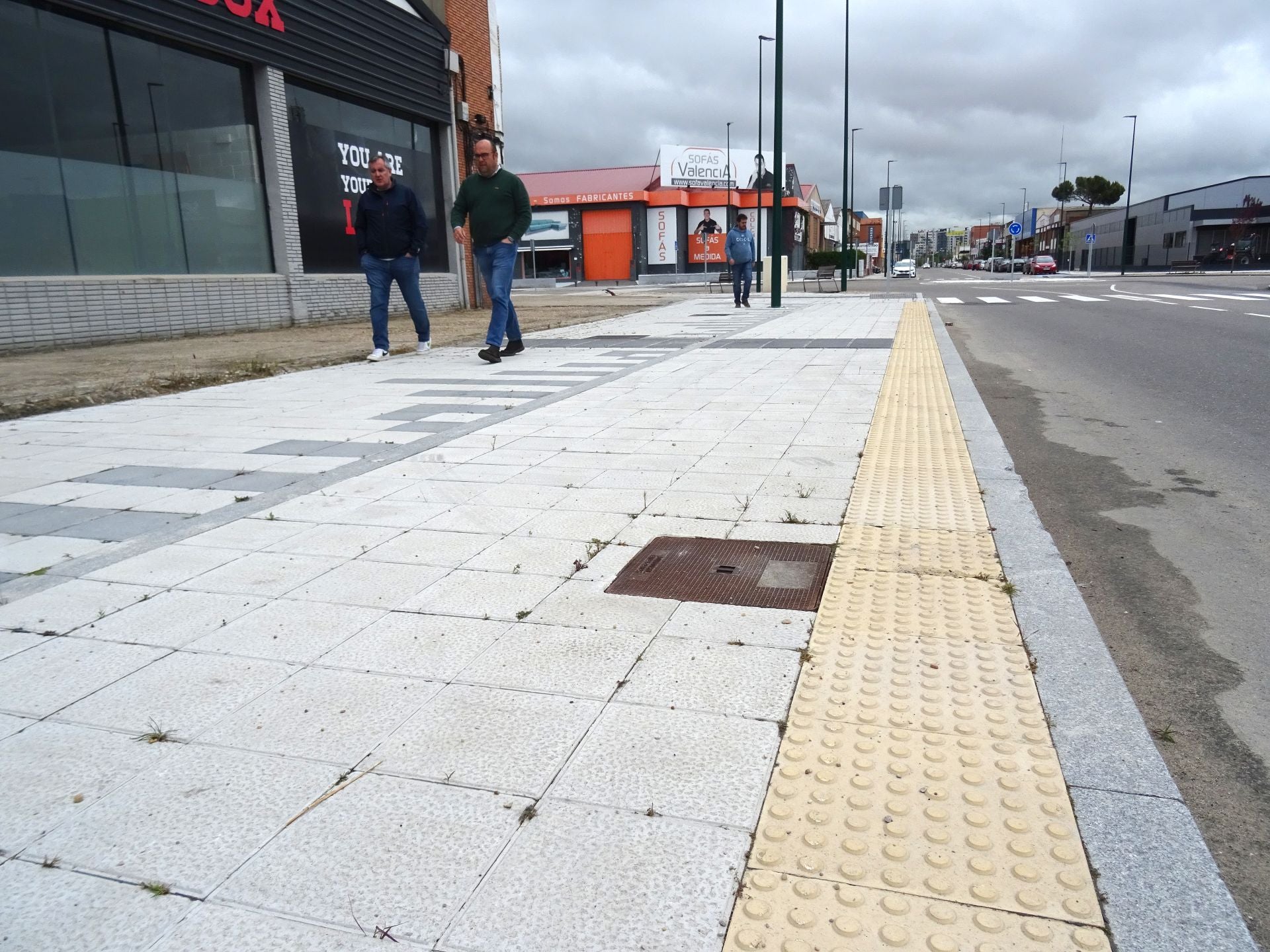 Fin de las obras en la Avenida El Norte de Castilla en el Polígono de Argales