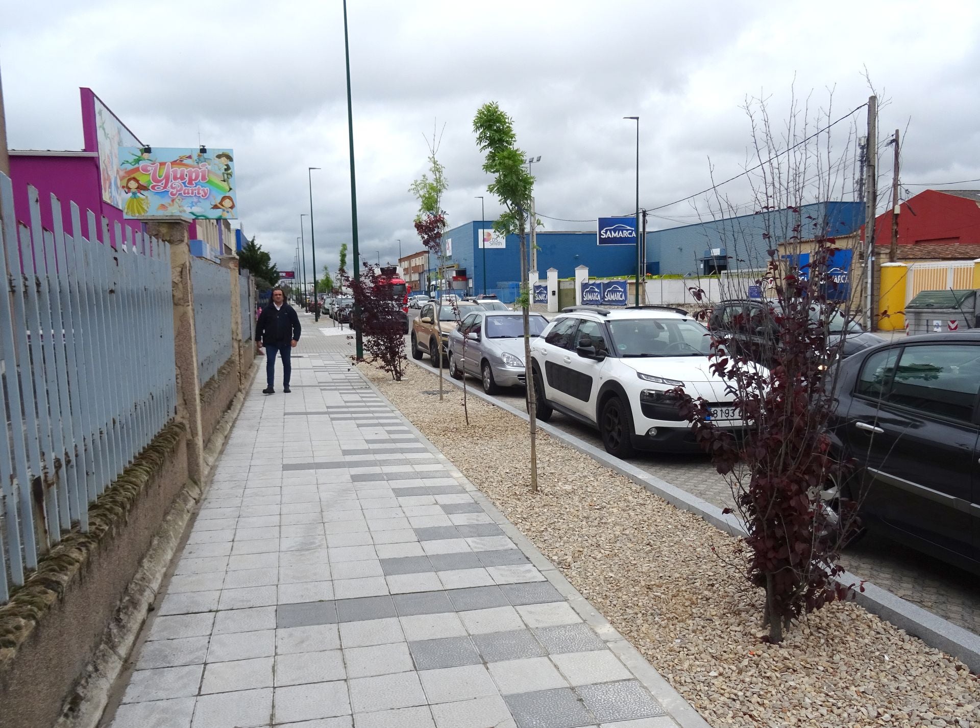 Fin de las obras en la Avenida El Norte de Castilla en el Polígono de Argales