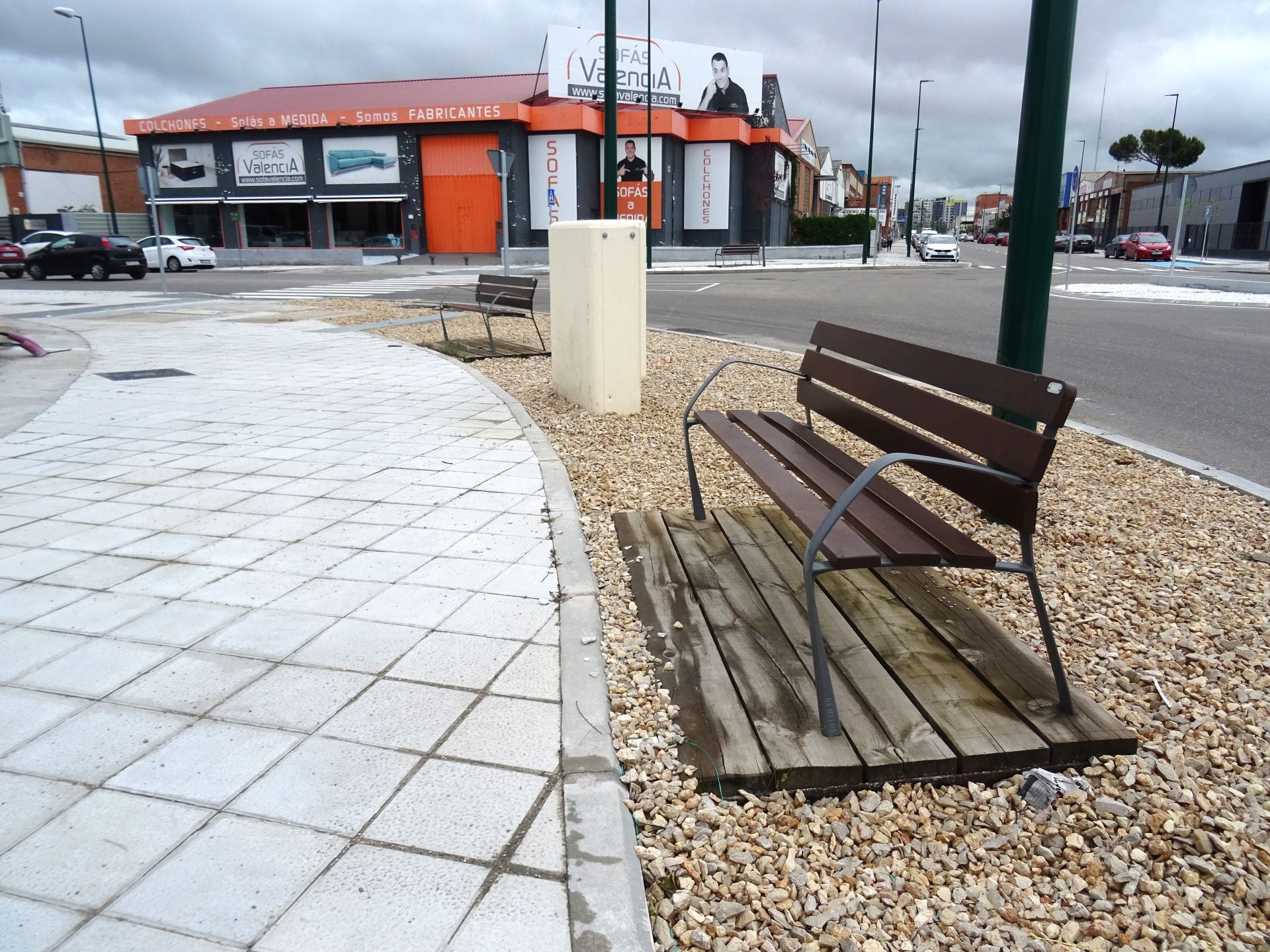 Fin de las obras en la Avenida El Norte de Castilla en el Polígono de Argales