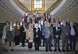 Acto del 50 aniversario de la promoción de Derecho de la UVA graduada en 1975.