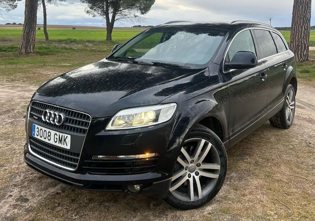 Audi Q7 con el que los delincuentes realizaron el alunizaje.