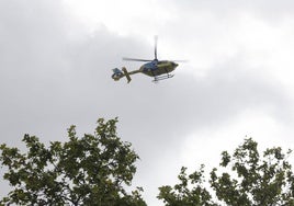 Helicóptero del Sacyl.