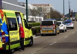 Imagen de archivo de un accidente ocurrido en la avenida de Zamora a la altura de Vallsur.