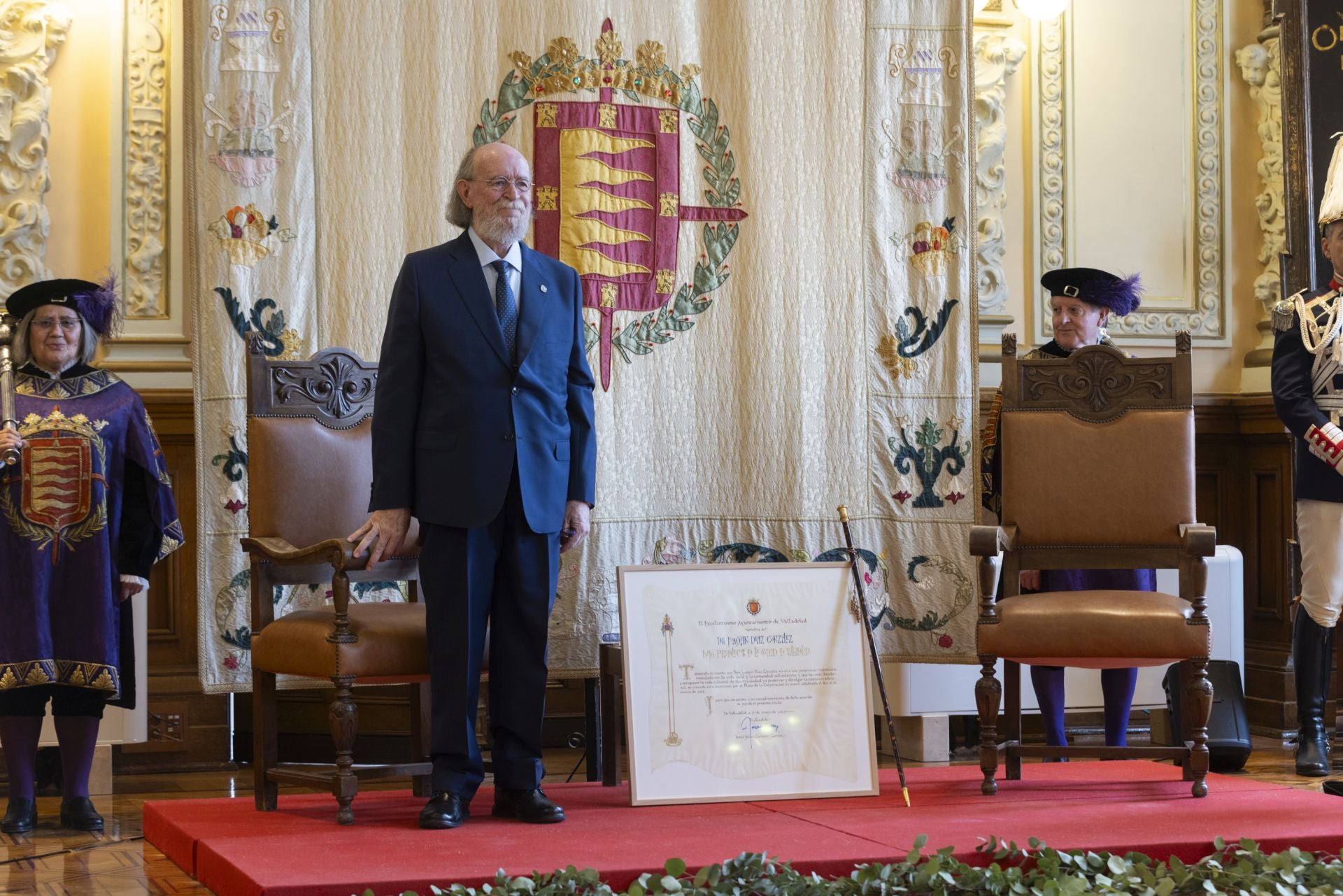 El nombramiento de Joaquín Díaz como Hijo Predilecto de Valladolid, en imágenes