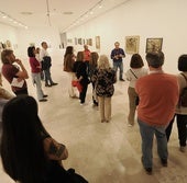 Una de las visitas organizadas en el Museo Patio Herreriano.