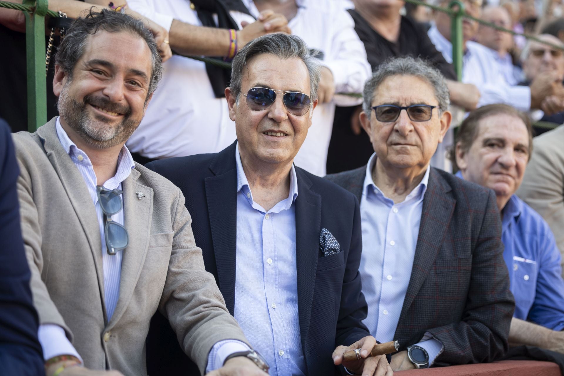 Iván Sanz, José Ribagorda y Fernando Fernández Román