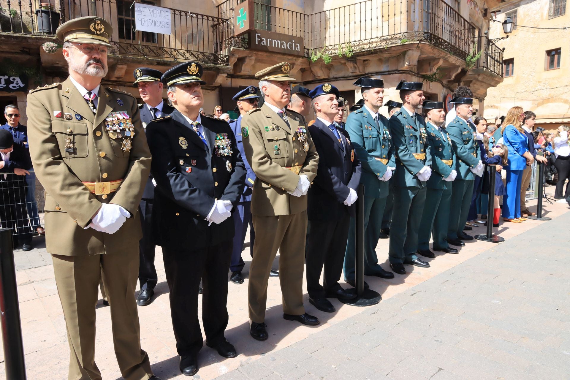 Actos de aniversario de la Guardia Civil en Sepúlveda