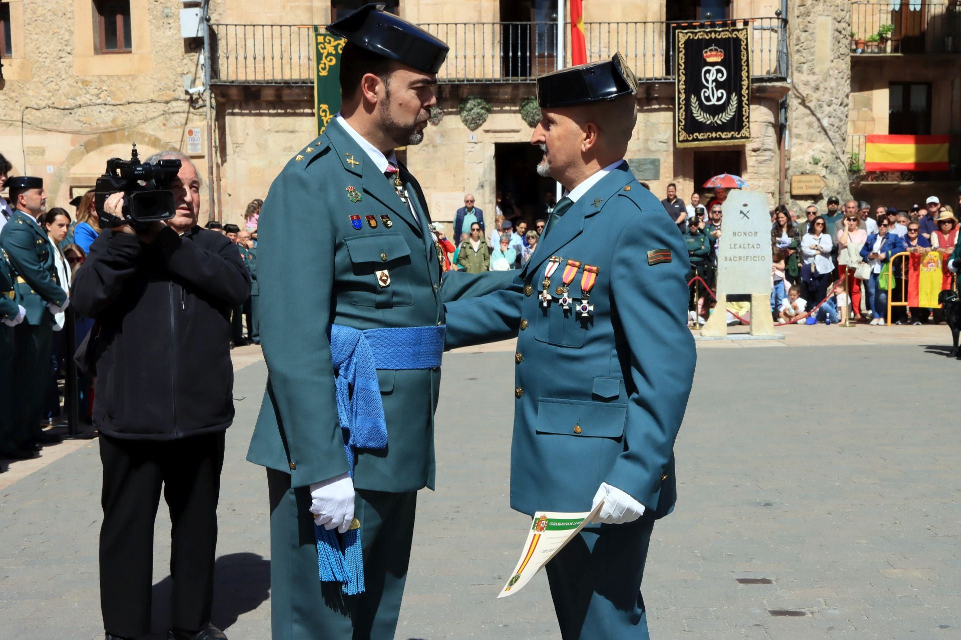 Actos de aniversario de la Guardia Civil en Sepúlveda