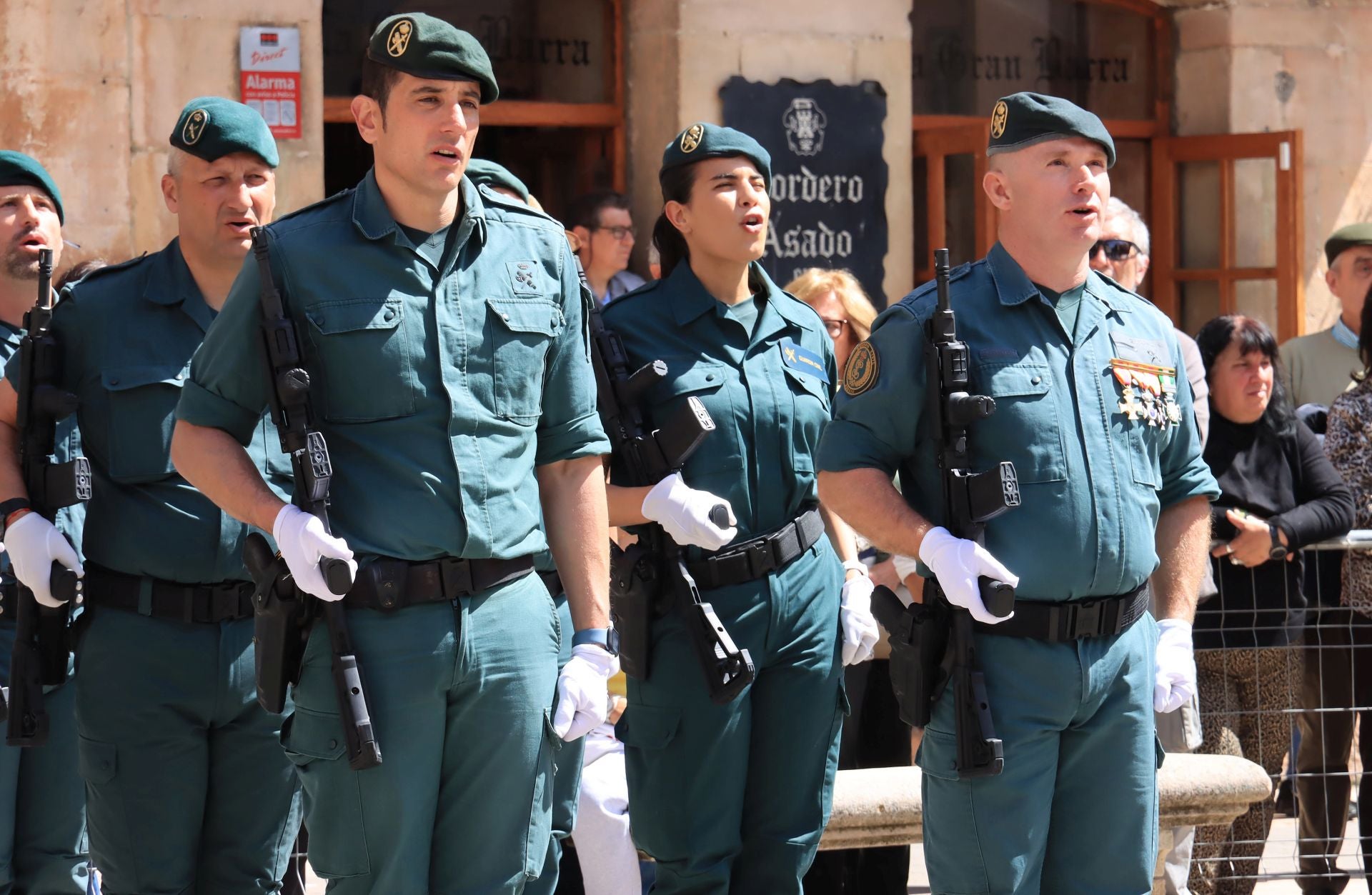 Actos de aniversario de la Guardia Civil en Sepúlveda