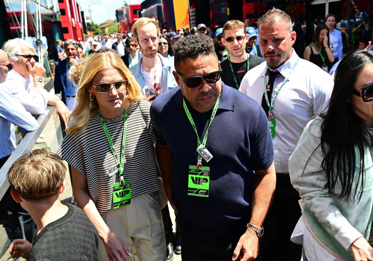 Ronaldo cambia el Real Valladolid por Ferrari en Imola