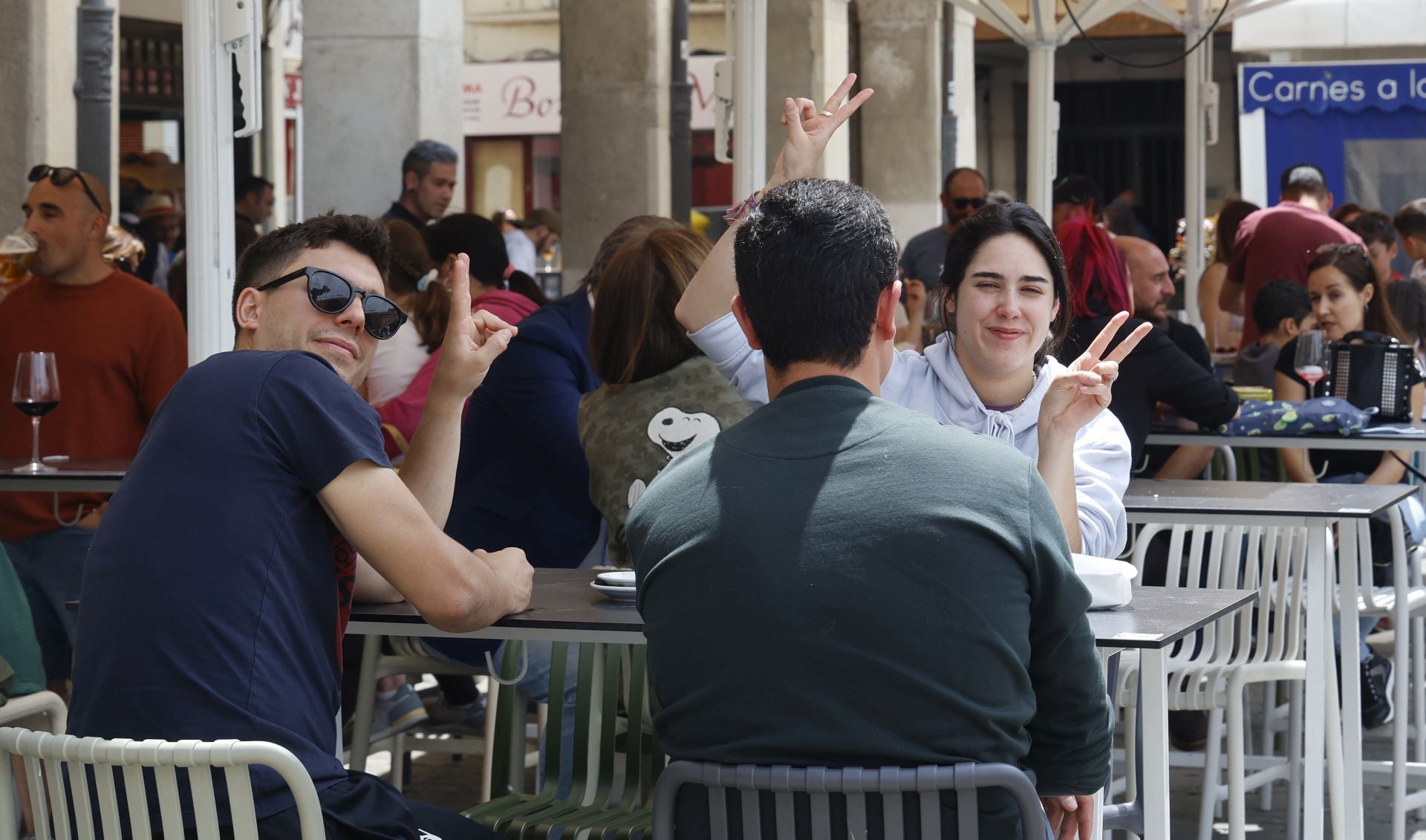 Las buenas temperaturas reactivan la hostelería en Palencia