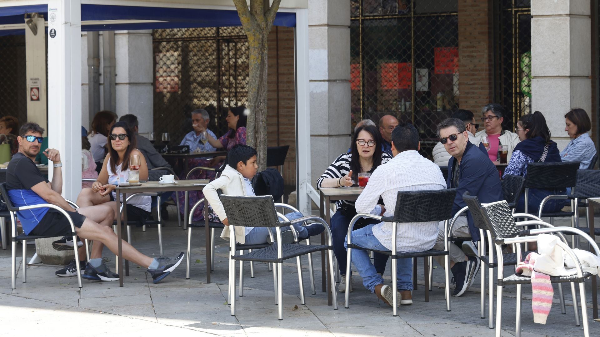 Las buenas temperaturas reactivan la hostelería en Palencia