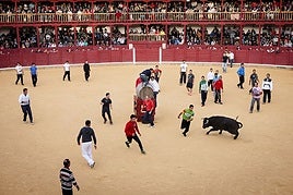 Festejo taurino celebrado en la población zamorana de Toro.