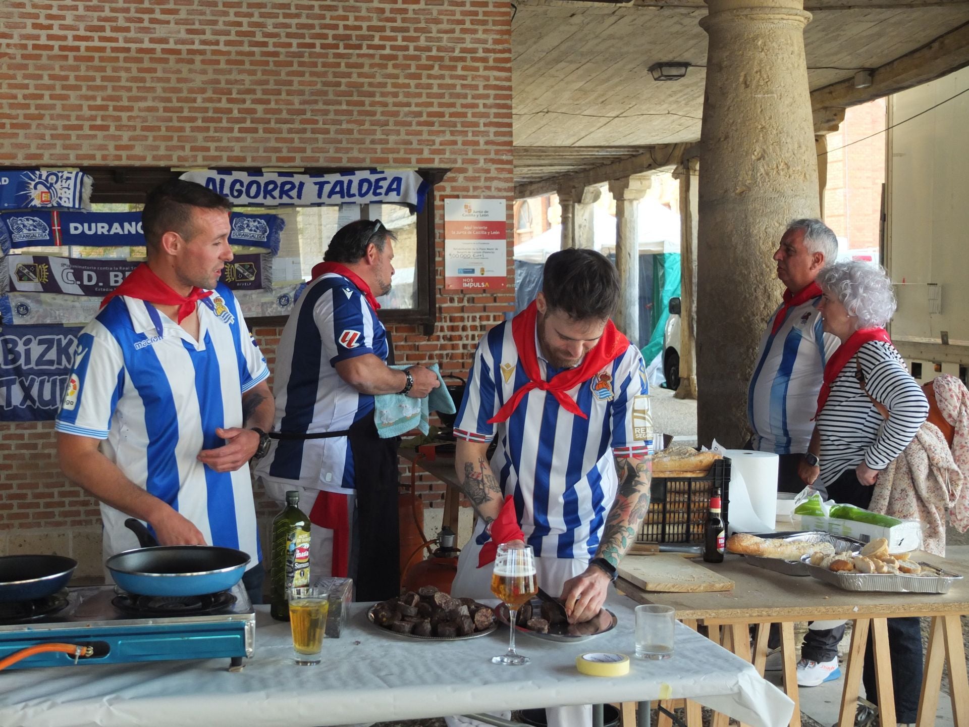 La Real Sociedad sigue unida a Becerril de Campos