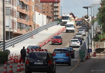 El viaducto de Arco de Ladrillo reabre este viernes al tráfico sin asfaltar