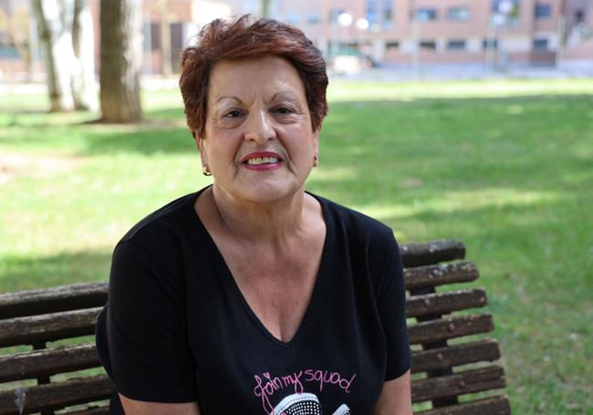 Teresa Díez, vecina de Villa del Prado.